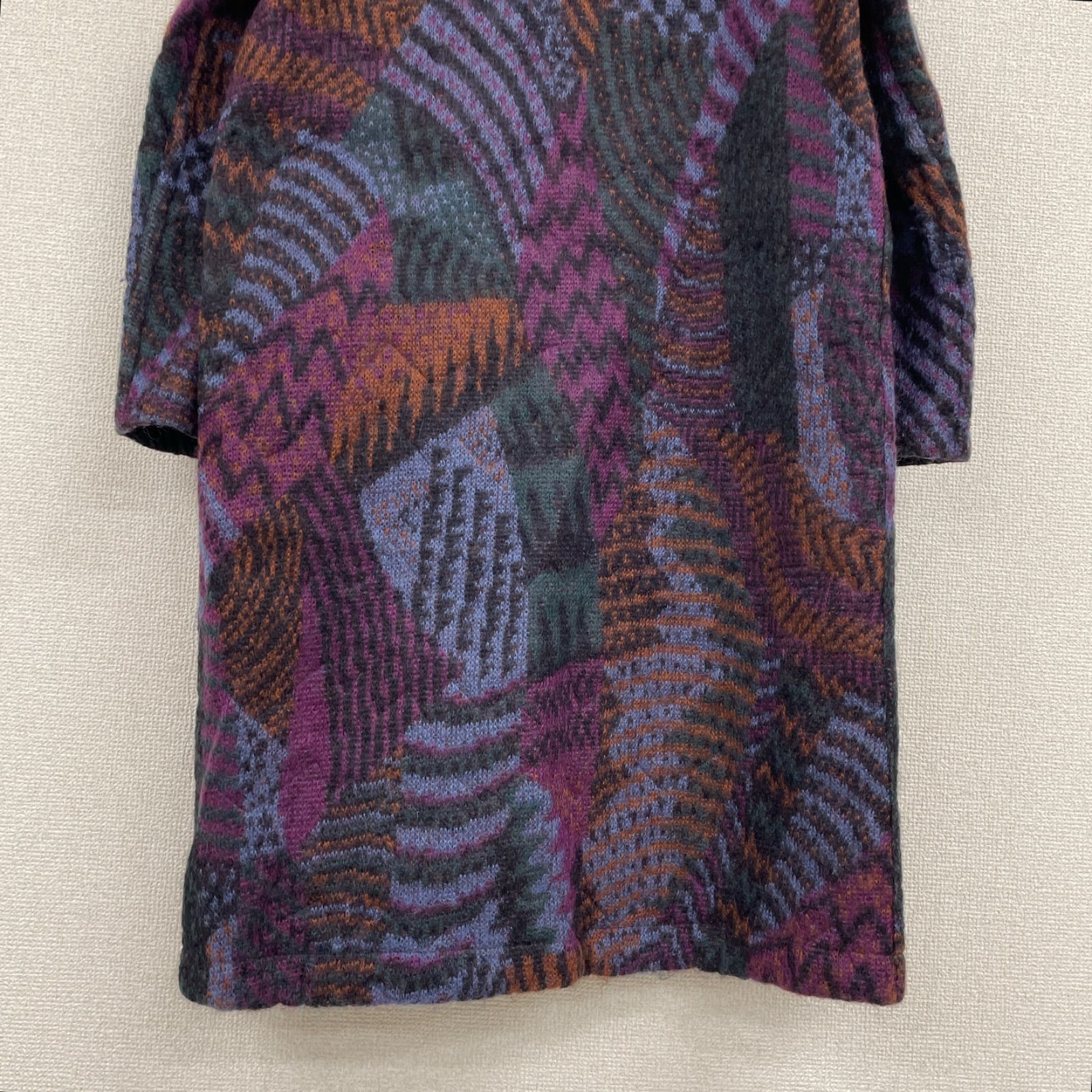 MISSONI ミッソーニ ロングコート リバーシブル 中綿 フード マルチ