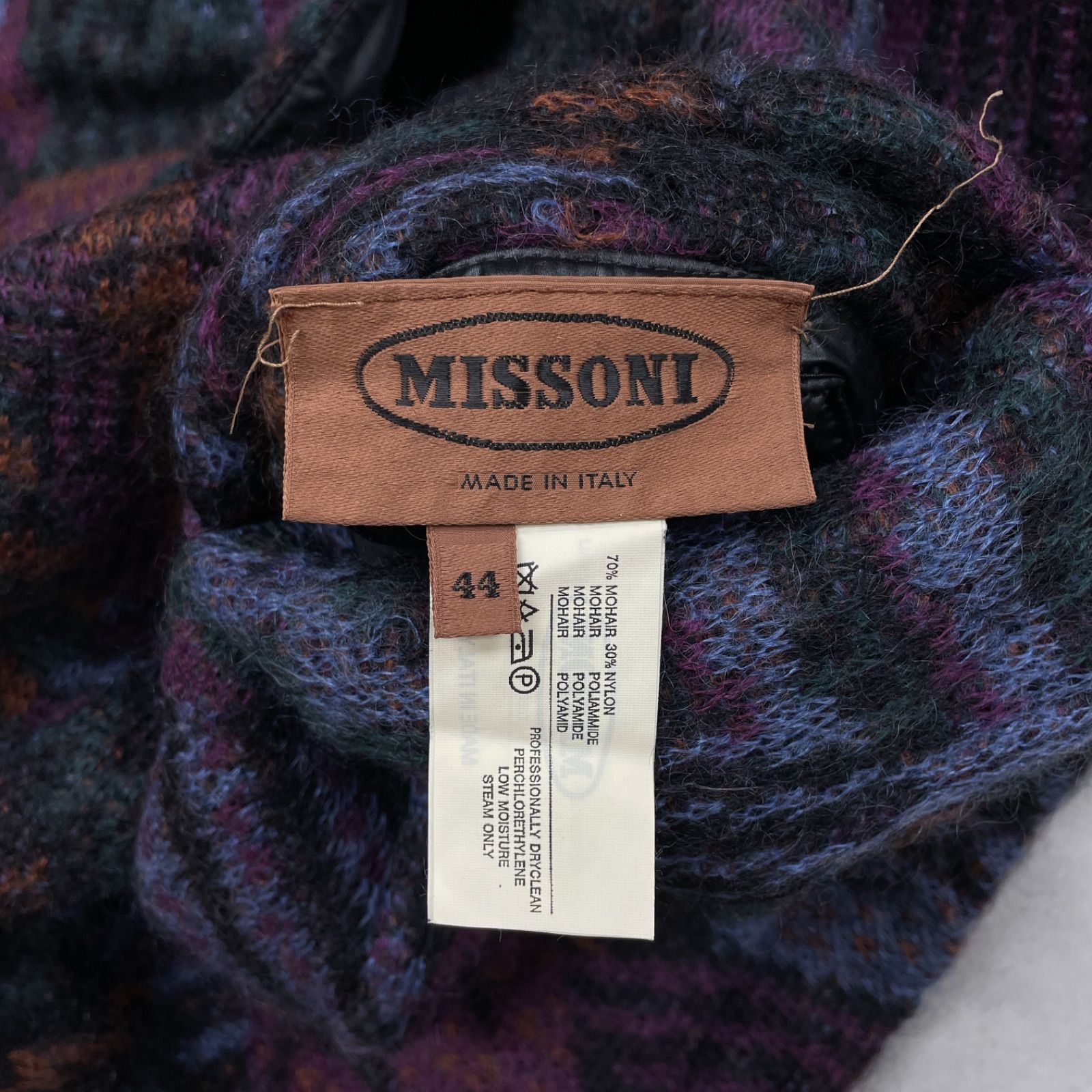 MISSONI ミッソーニ ロングコート リバーシブル 中綿 フード マルチ