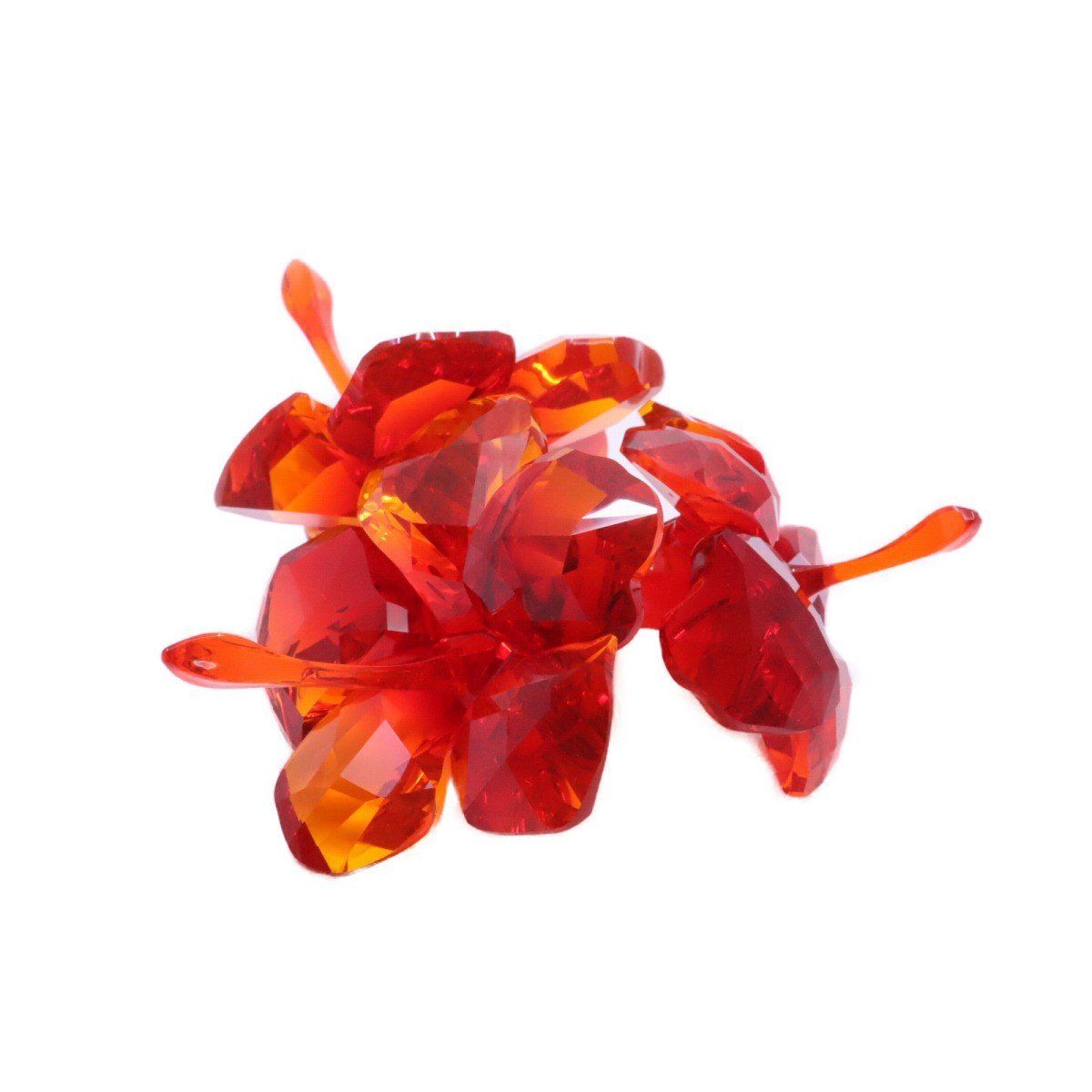 SWAROVSKI スワロフスキー レッドハイビスカス フィギュリン 置き物 