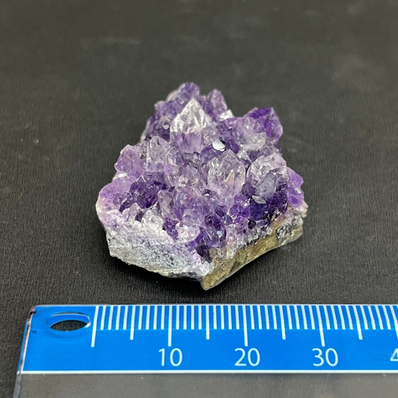 155:癒しと浄化☆アメジストクラスター 原石 約19g 高品質 天然石