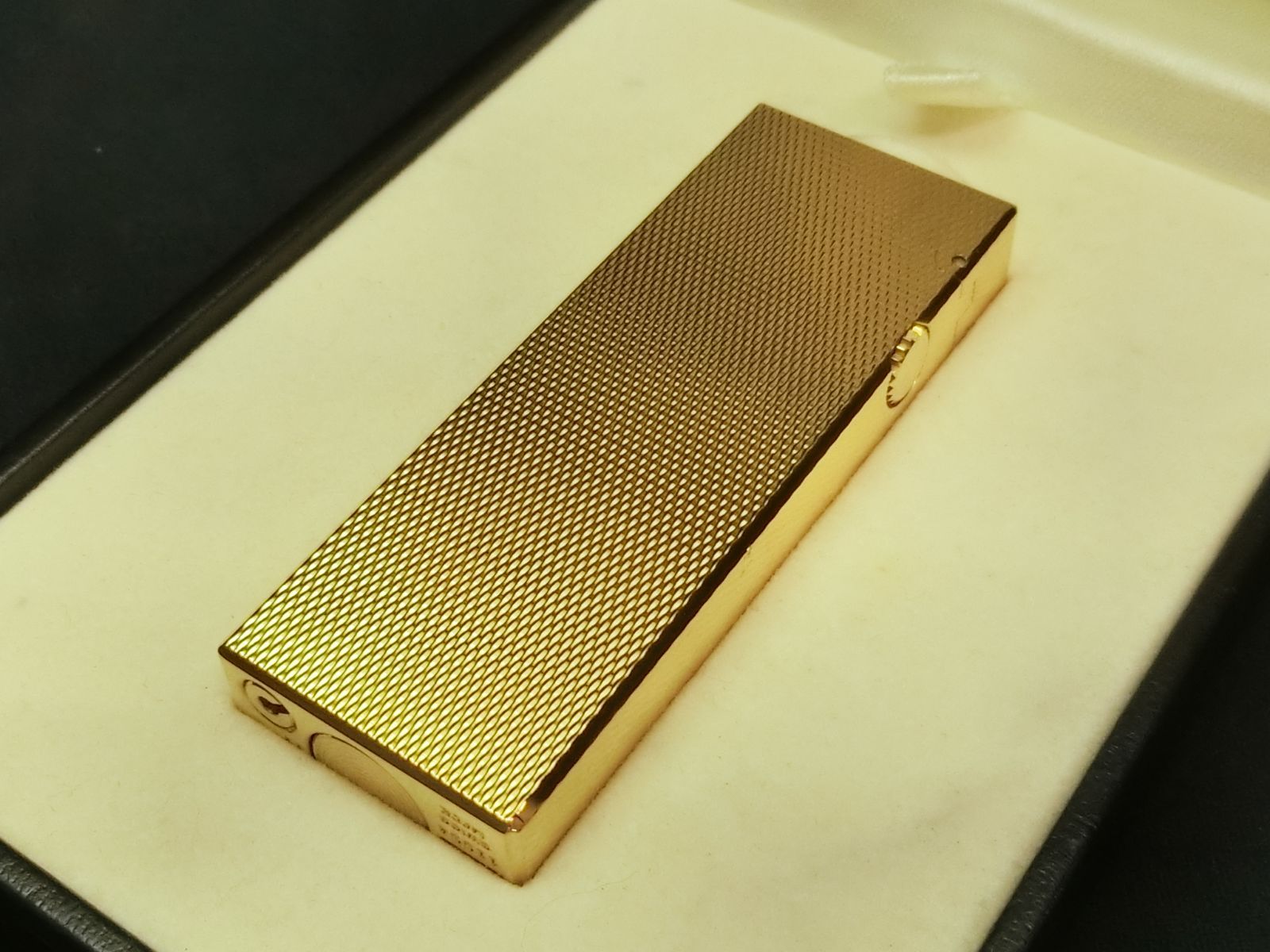 TT10478 ダンヒル ガスライター バーレイ ゴールド 超