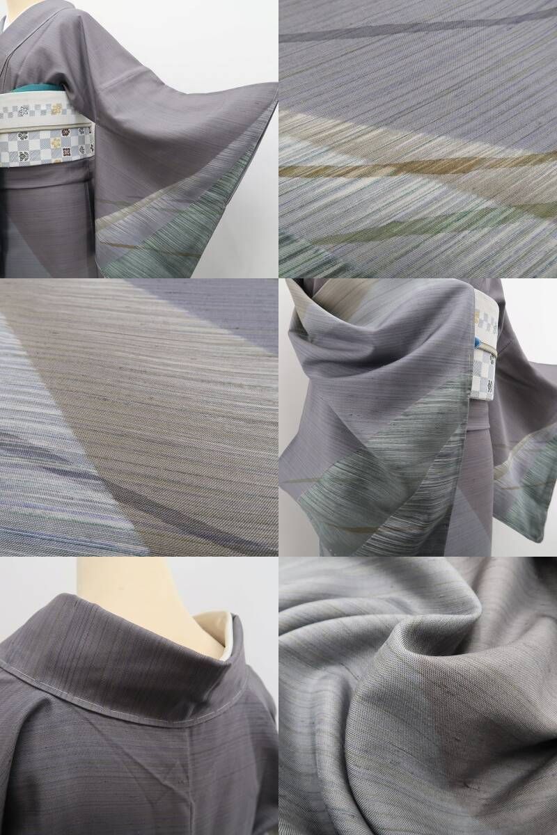 牛首紬訪問着 6761