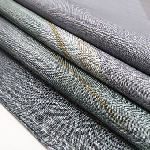 仕付け糸付 牛首紬訪問着