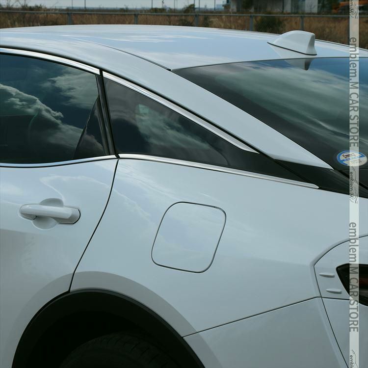 トヨタ クラウンクロスオーバー パーツ リアウィンドウガーニッシュ 2P メッキパーツ カスタム パーツ エアロパーツ 外装 TOYOTA CROWN CROSSOVER LAWEED_CL