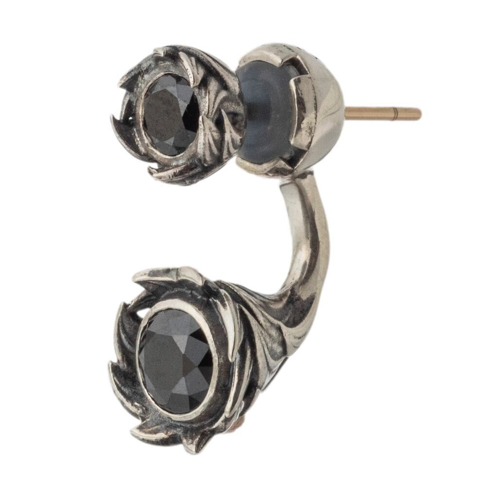 ラウンドブリリアントイヤージャケット アルテミスクラシック シルバー ジュエリーブランド