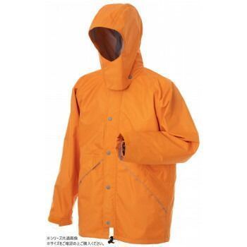 スミクラ レインウェア レインマスター ポリカ ジャケット オレンジ L J-613