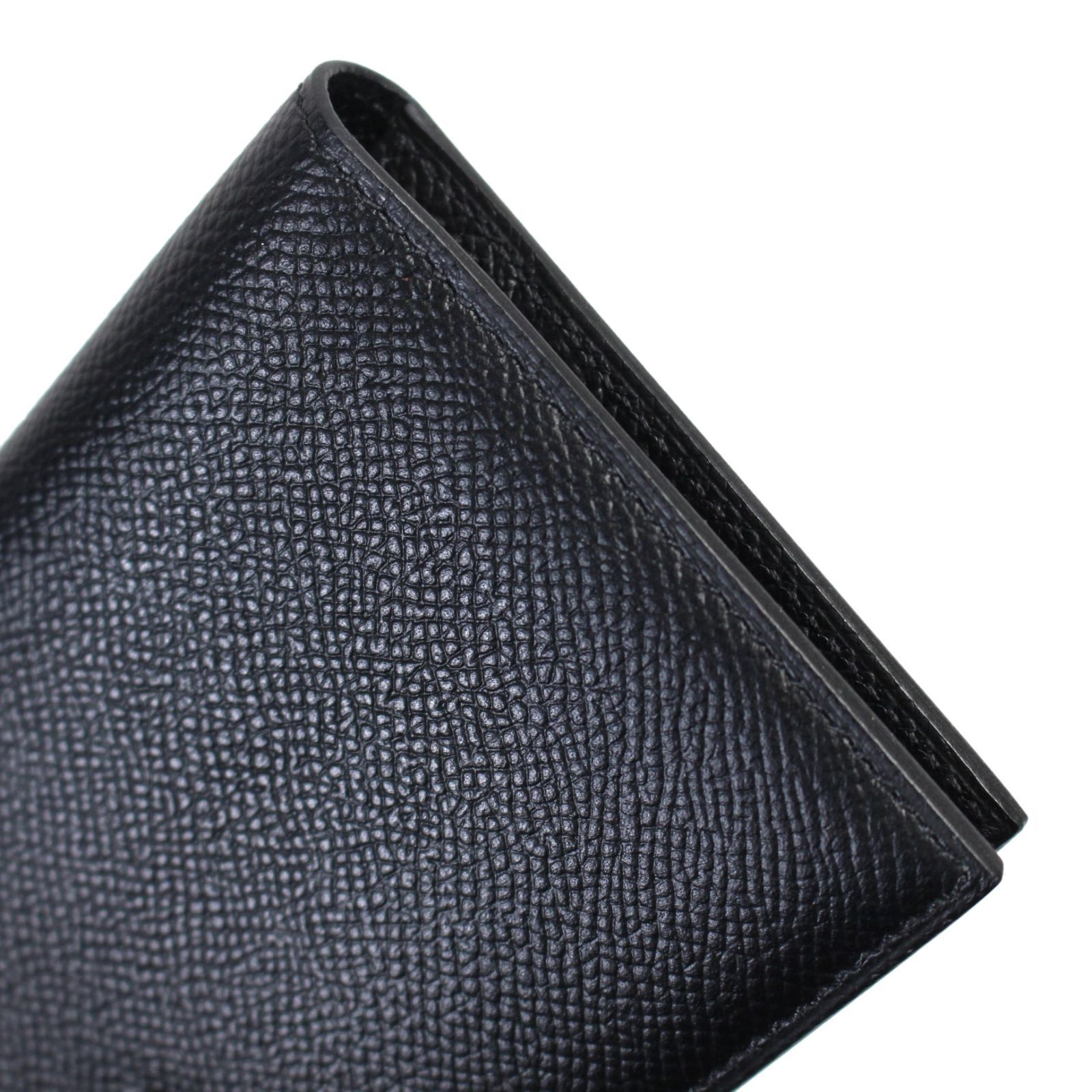美品 エルメス ベアン クラシック ヴォーエプソン 長財布 ブラック
