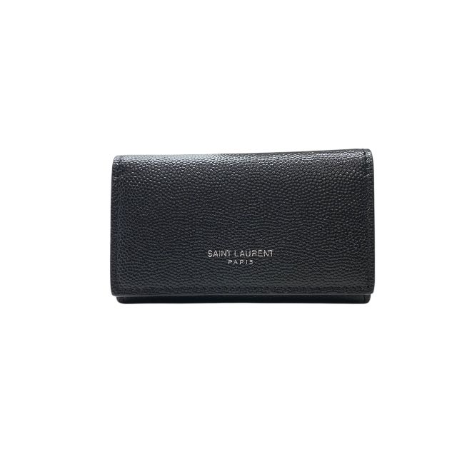 サンローラン 685557 4連 キーケース キーリング レザー ロゴ ブラック シルバー メンズ レディース ユニセックス SAINT LAURENT 正規品 上品な印象 感あるデザイン