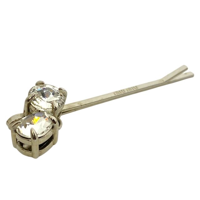 ミュウミュウ 5JF119 2F4Q ヘアピン 2個セット ヘアクリップ ヘア