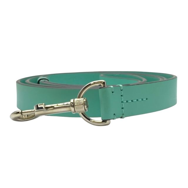 ティファニー レザー リーシュ リード ペット用 犬用 ドッグ ティファニーブルー シルバー TIFFANY-Co. ユニセックス対応の リード 正規品で安心のペットグッズ