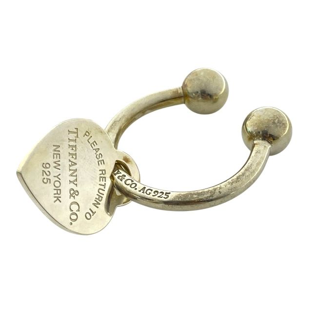 ティファニー リターントゥティファニー キーリング キーホルダー ハート タグ シルバー925 SV925 TIFFANY-Co. ユニセックス対応 上品デザイン のキー