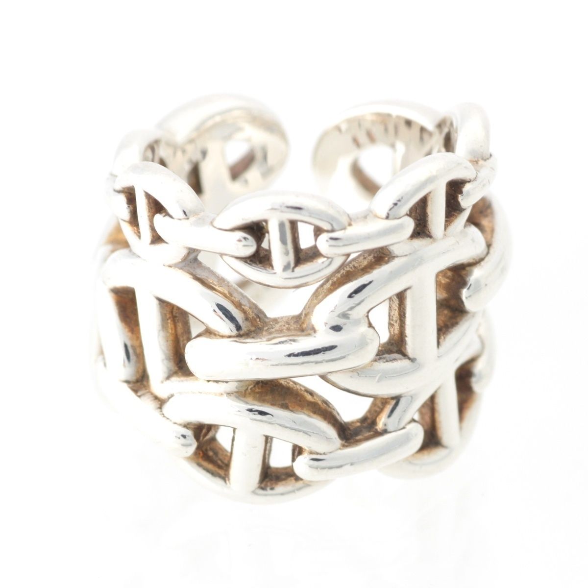 エルメス シェーヌダンクル アンシェネ リング 指輪 Ag925 シルバー 50 13.7g