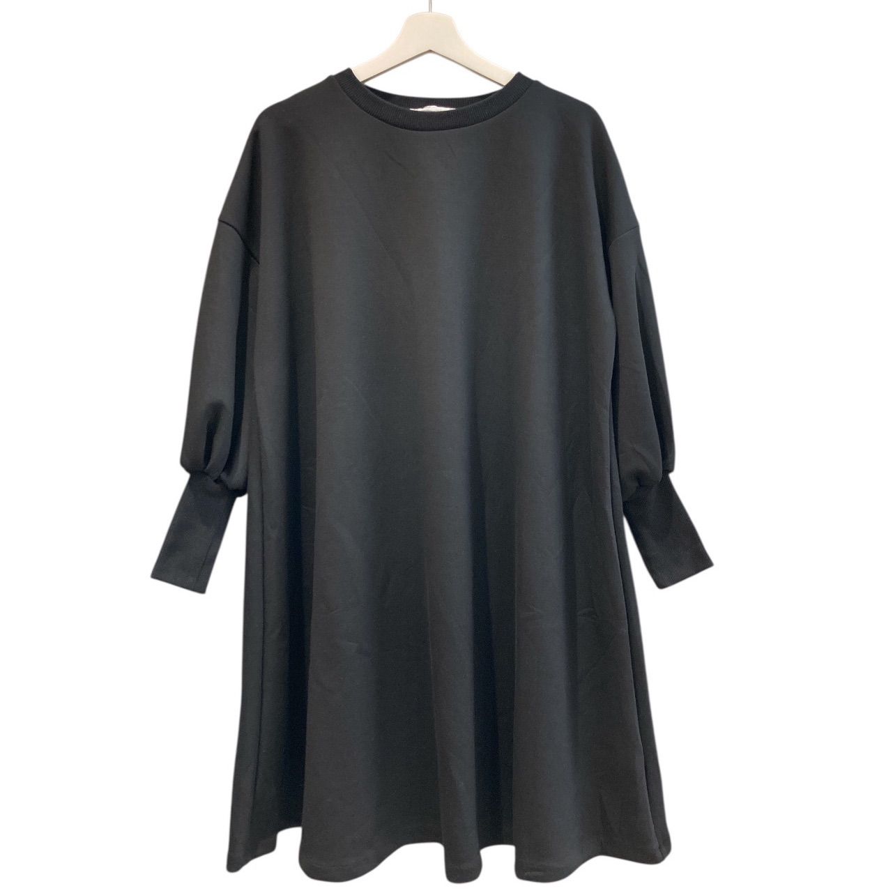 BEARDSLEY ビアズリー 袖パフダンボール ワンピース ブラック サイズ レディース ゴーゴー古着マルイ草加店2285