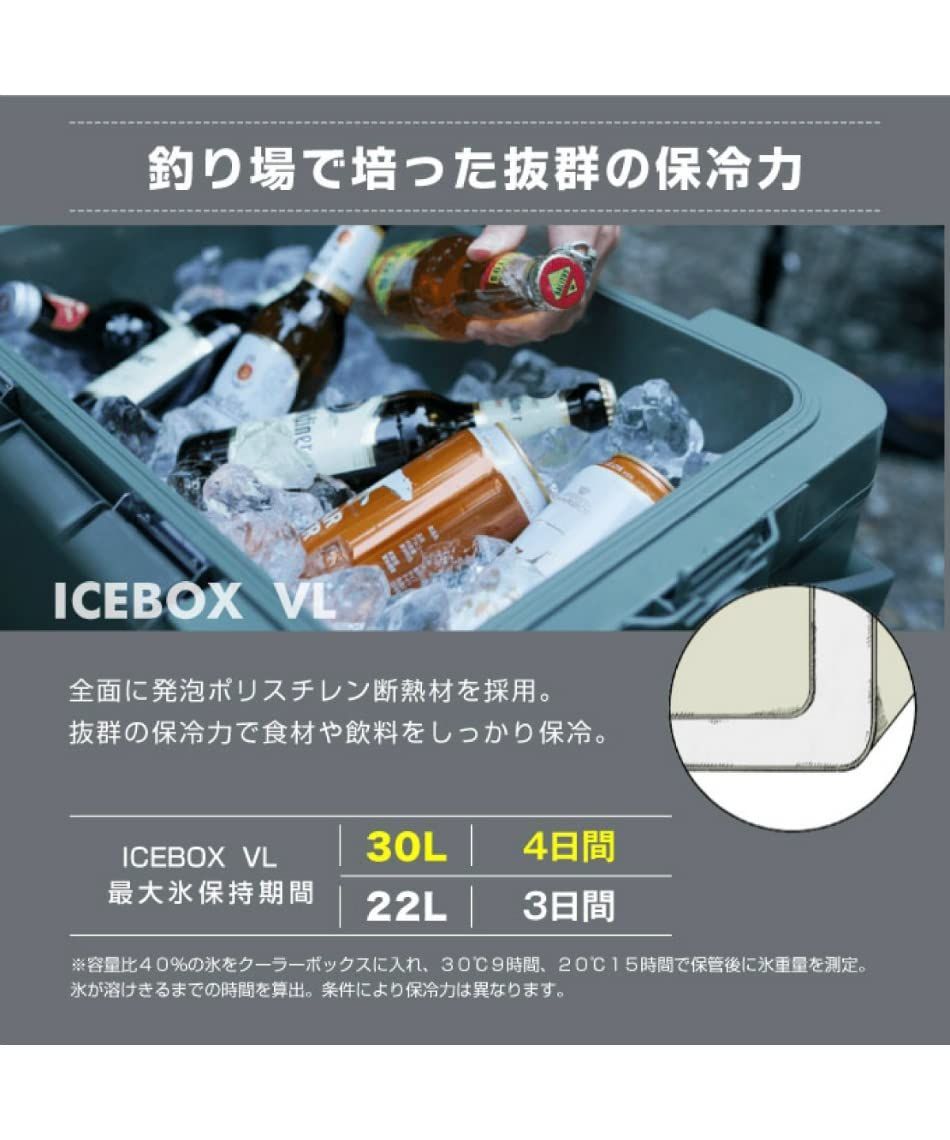 30L VL アイスボックス ミディアムグレー シマノ SHIMANO OLIVEOS_COM_TR