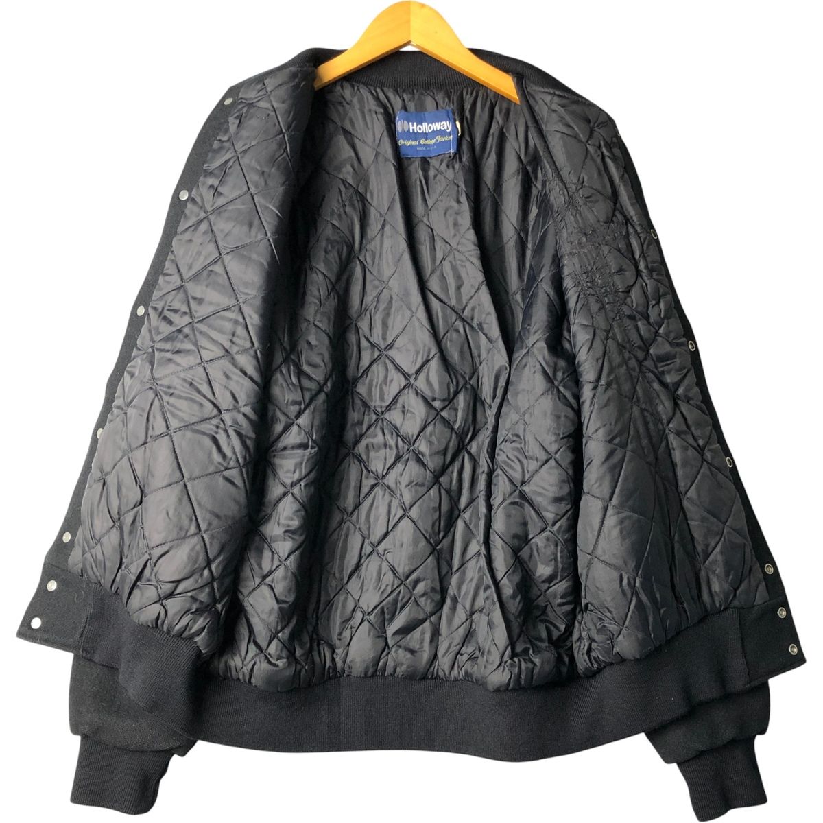 古着 70~80年代 ホロウェイ HOLLOWAY 中綿入り ウールスタジャン