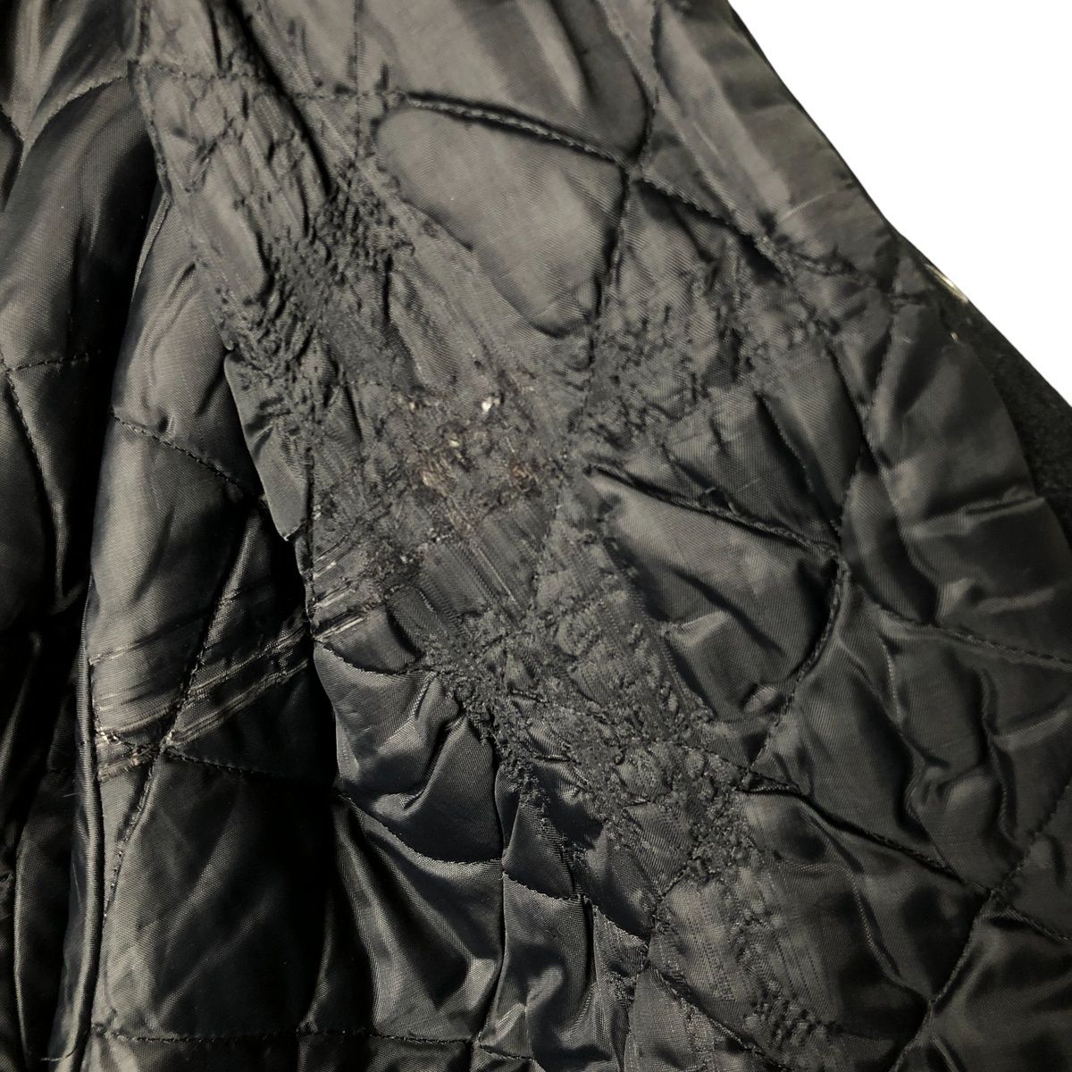 古着 70~80年代 ホロウェイ HOLLOWAY 中綿入り ウールスタジャン