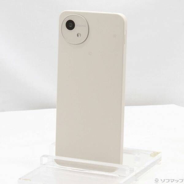 中古品〕 AQUOS wish4 64GB ホワイト SH-52E docomo SIMフリー【377