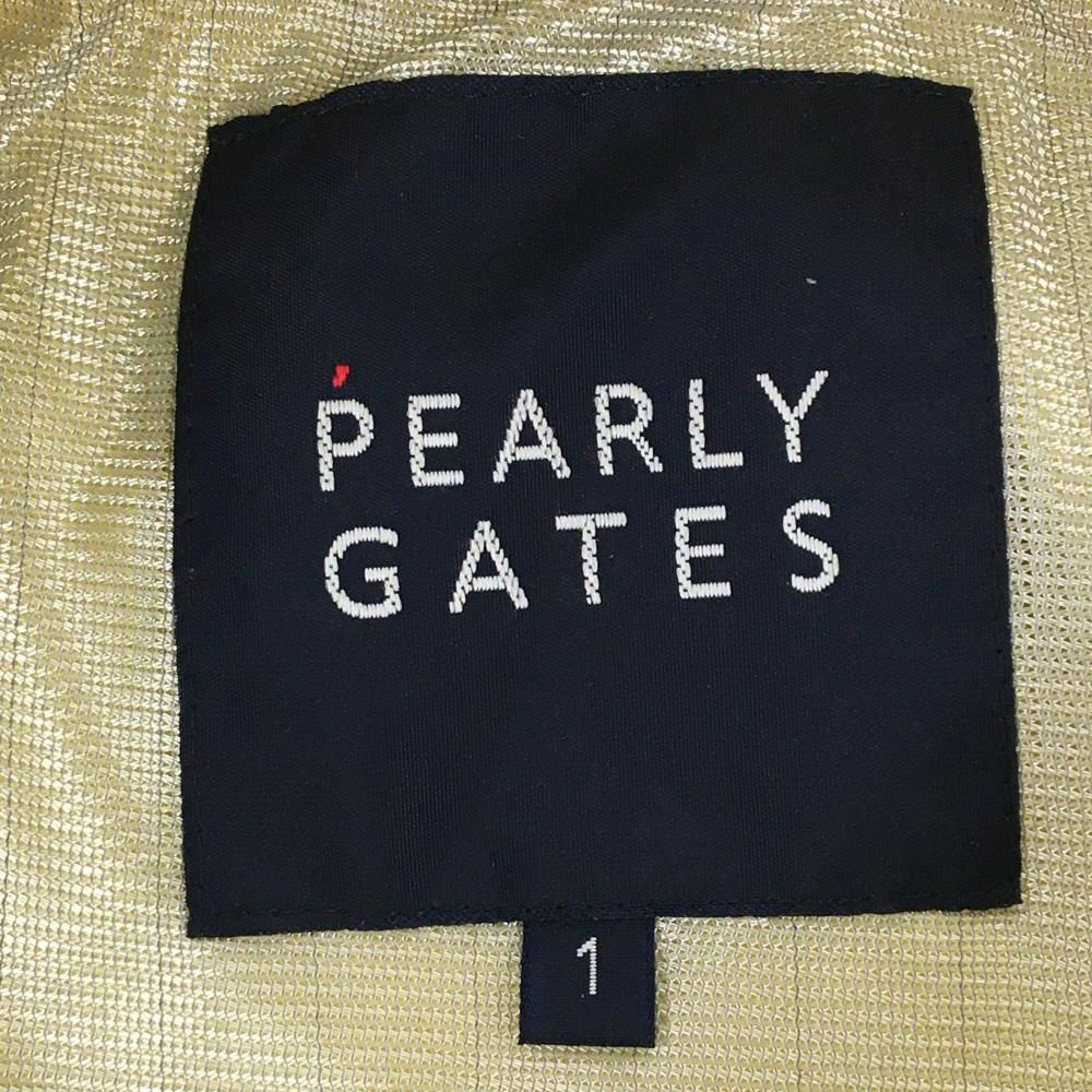 極美品　パーリーゲイツ　蓄熱裏地　防寒　スニード　ロゴ　フロッキー　カーキ 極美品 パーリーゲイツ 蓄熱裏地 防寒 スニード ロゴ フロッキー