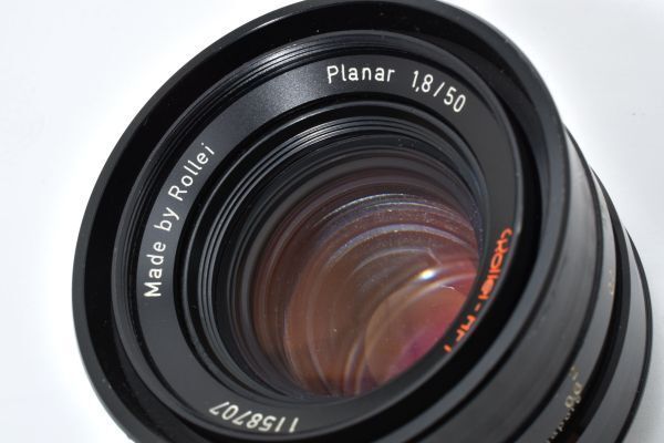 ☆実用品☆ ローライ Rollei-HFT Planar 50mm F1.8 QBMマウント