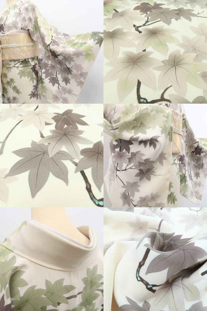 正絹 仕付け糸付