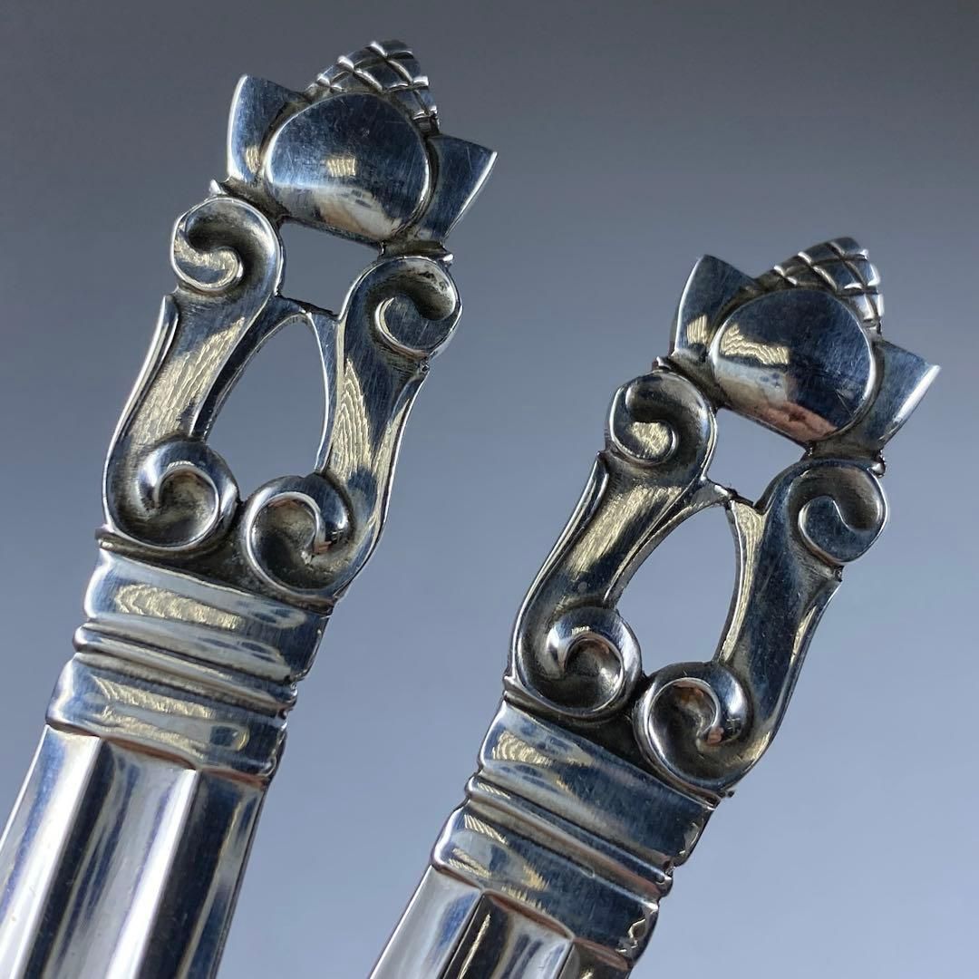 ジョージジェンセン エコーン ディナースプーン 2点87g東な7-0128☆2F