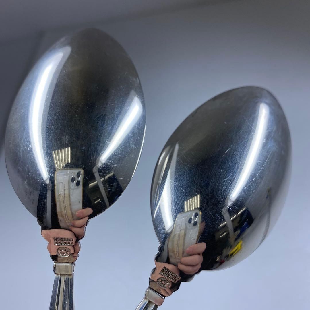 ジョージジェンセン エコーン ディナースプーン 2点87g東な7-0128☆2F