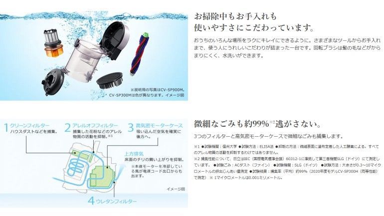 日立 サイクロン式クリーナー パワかるサイクロン CV-SP 300 M N ライトゴールド HITACHI