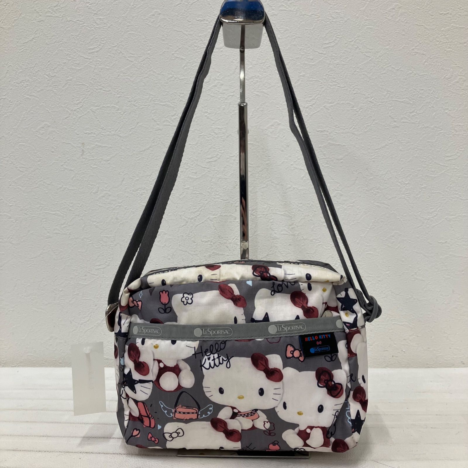 5512 LeSportsac レスポートサック ショルダーバッグ グレー ハロー 