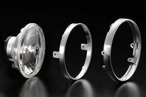 MARCHAL マーシャル 722|702 ランプキット クリアレンズ Z1|Z2|KZ1000|Z1000MK2 72-80 インナー＋アウターリム付 ヘッドライト カワサキ kawasaki