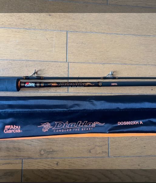 アブガルシア ディアブロ DiabLo A 24トングラファイト製 軽量＆強力 エキストラヘビーアクション 多彩な釣りに最適 信頼性と感度 8フィートで兼ね備え