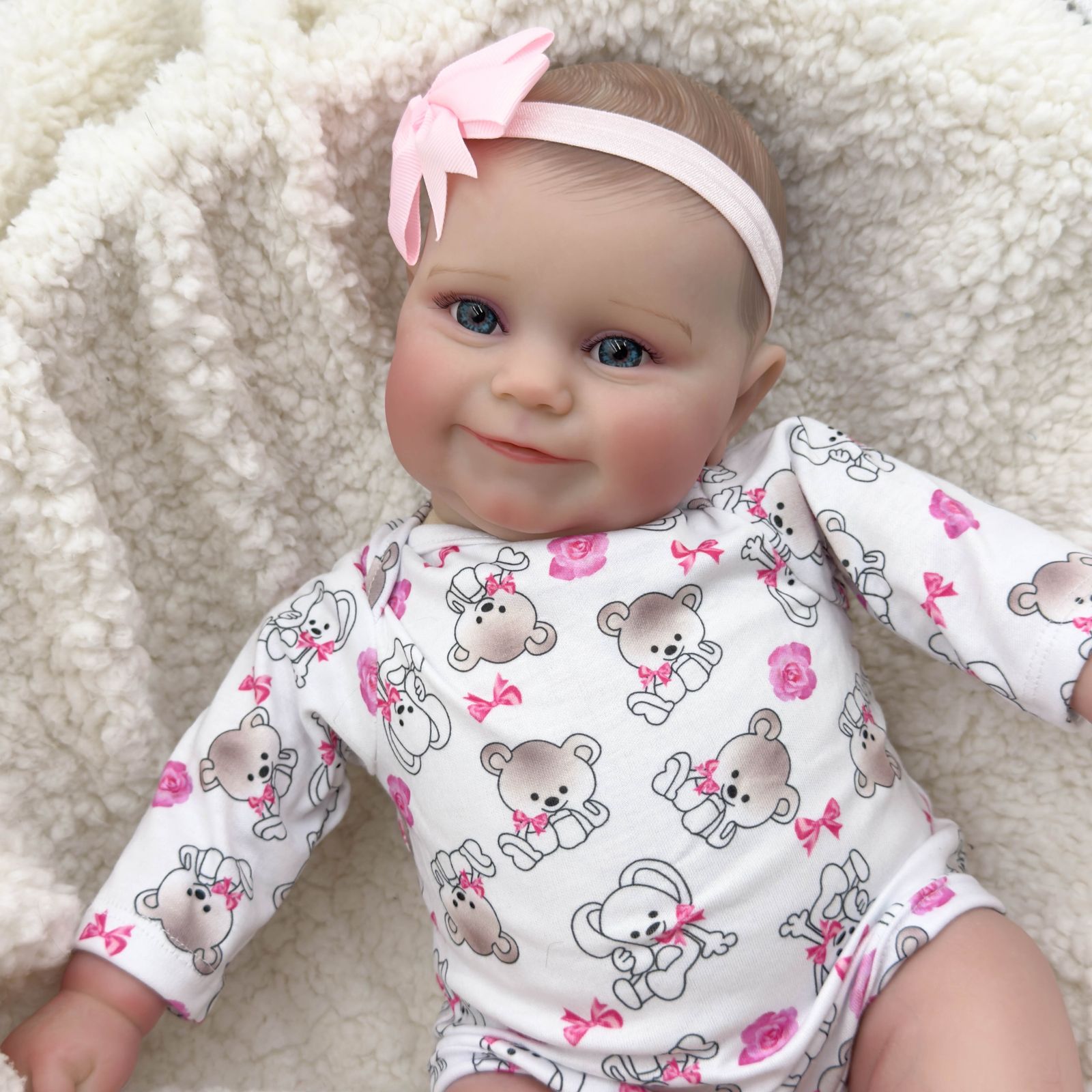 リアルな可愛さ リボーンドール 20インチ|50cm フルビニール製 柔らかい手触り ミックスカラー 対象年齢3歳～ 誕生日|クリスマス|イースター ギフトに最適