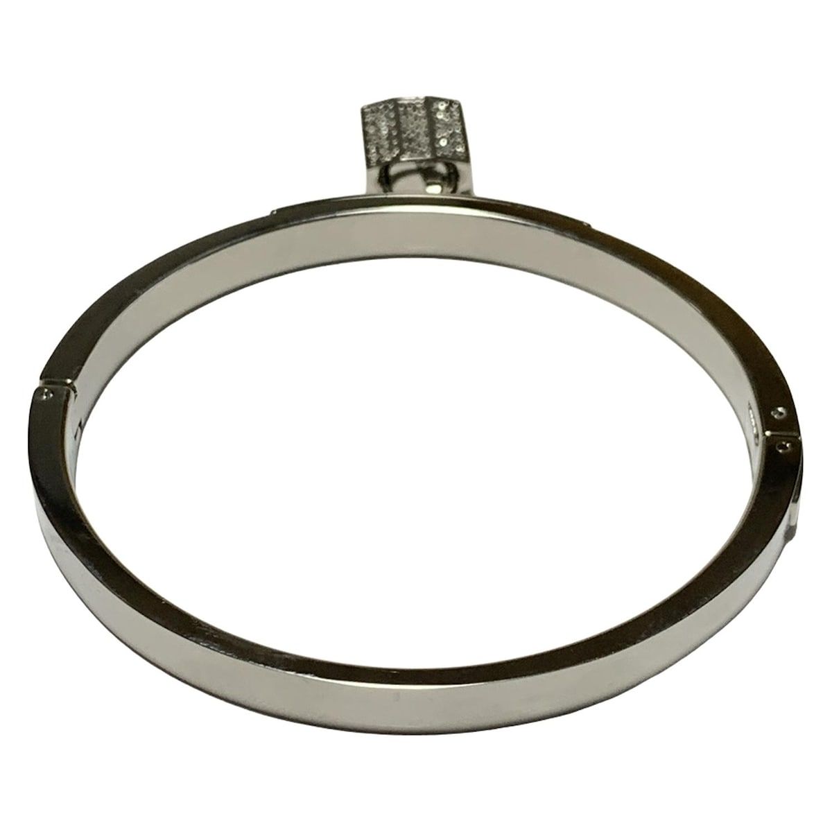 SWAROVSKI(スワロフスキー) バングル - シルバー サイズ：M - メルカリ