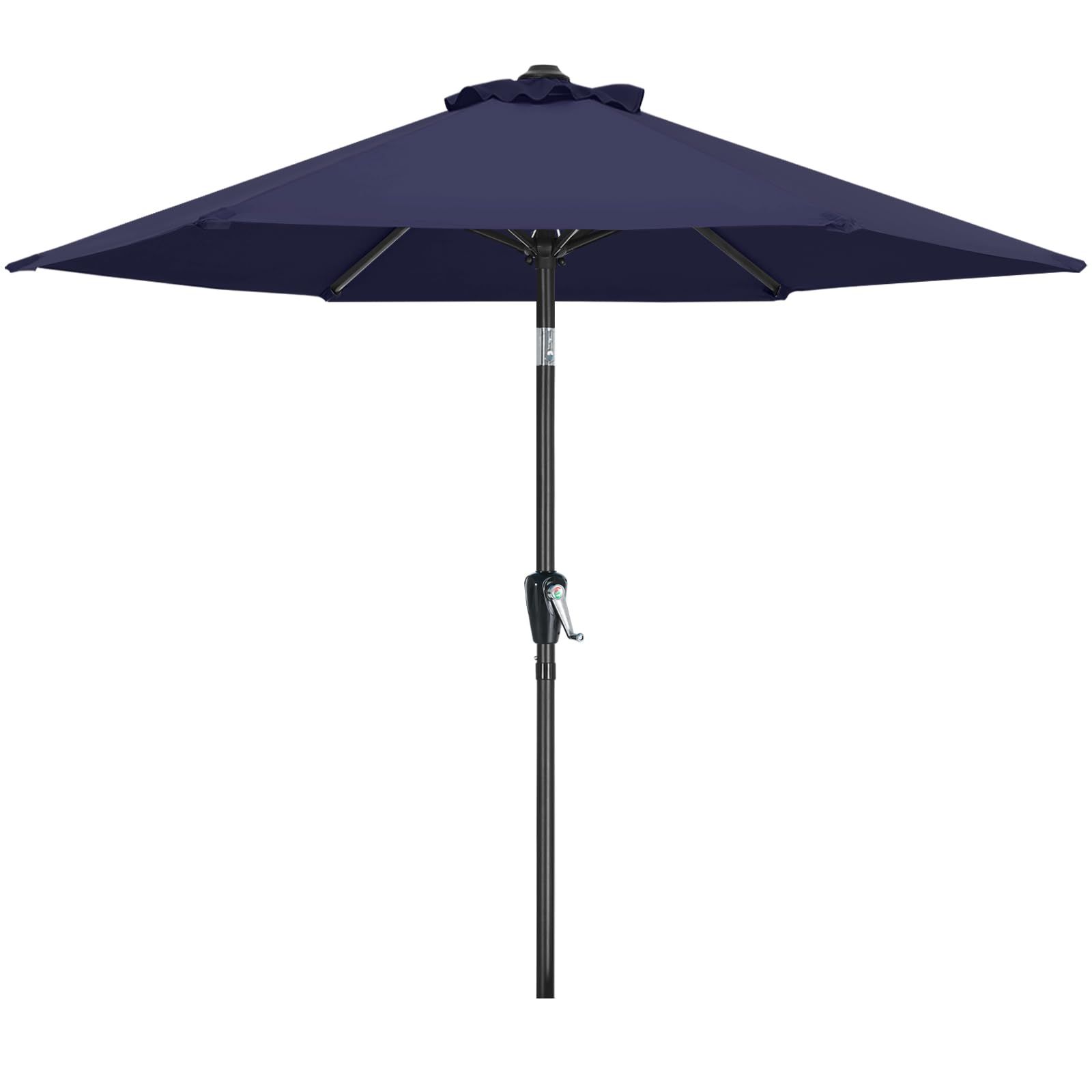 マスターキャノピー MASTERCANOPY ガーデンパラソル 直径230cm | 270cm × 高さ203cm | 240cm 角度調節 ハンドル回転式 日よけ 撥水 庭 アウトドア 230cmネイビーブルー