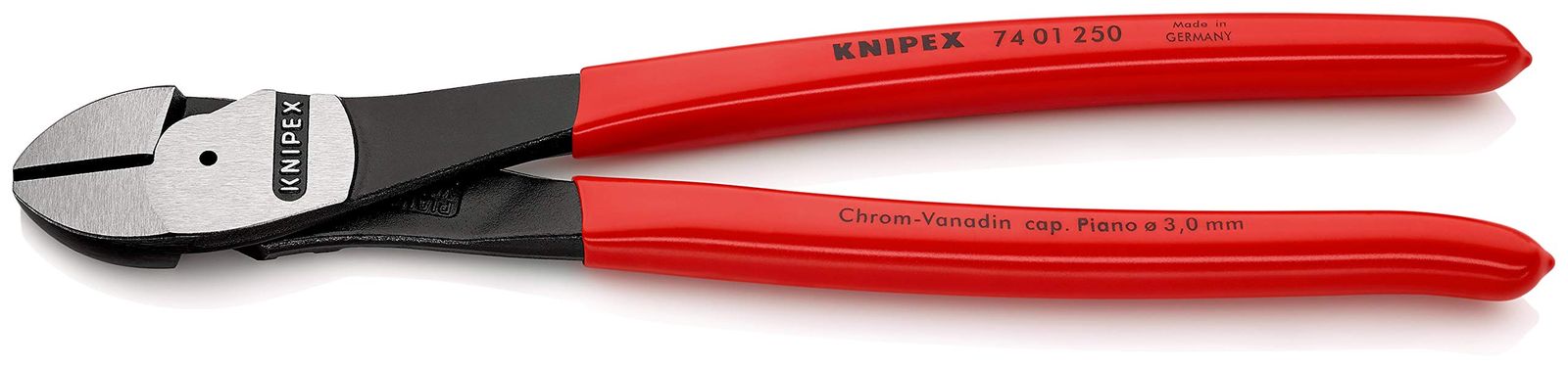 KNIPEX クニペックス 強力型ニッパー 250 mm 7401250