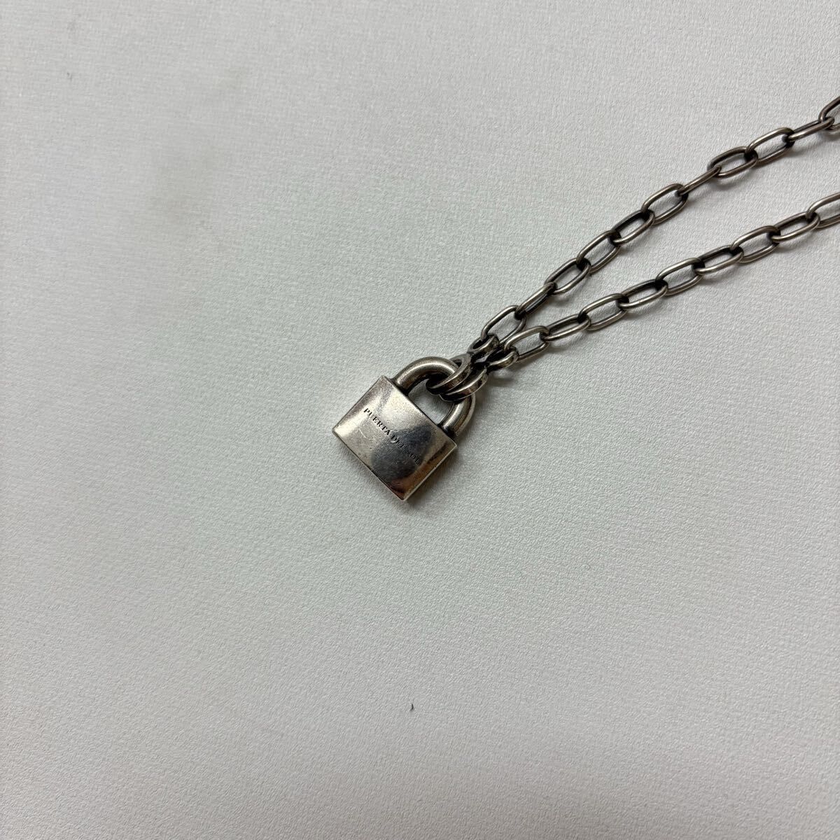 PUERTADELSOL プエルタデルソル 南京錠 カデナ ネックレス SILVER