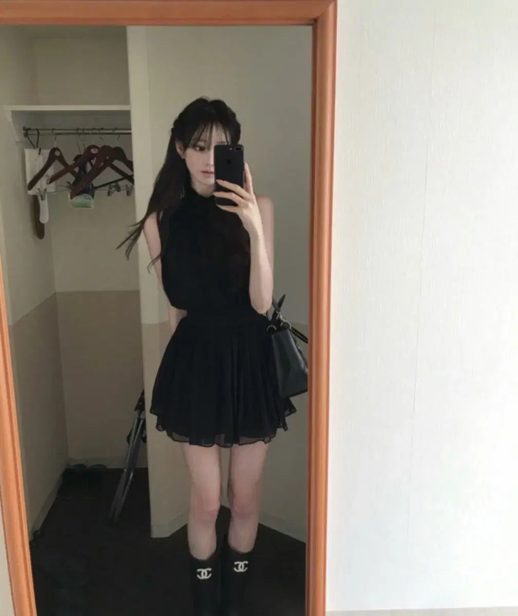 ラベルルブラン シーリア シルク セットアップ ブラック s 商品