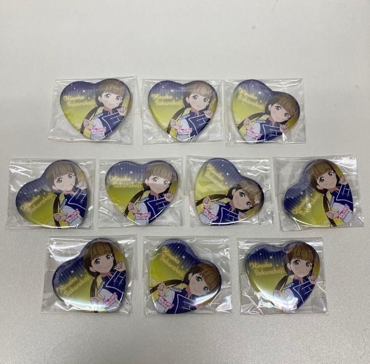 ラブライブ!スーパースター 桜小路きな子 ハート型缶バッジ 10個セット 