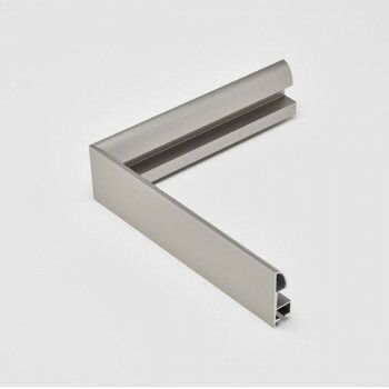 アルナ アルミフレーム デッサン額 LEAN マットシルバー 半切 1848