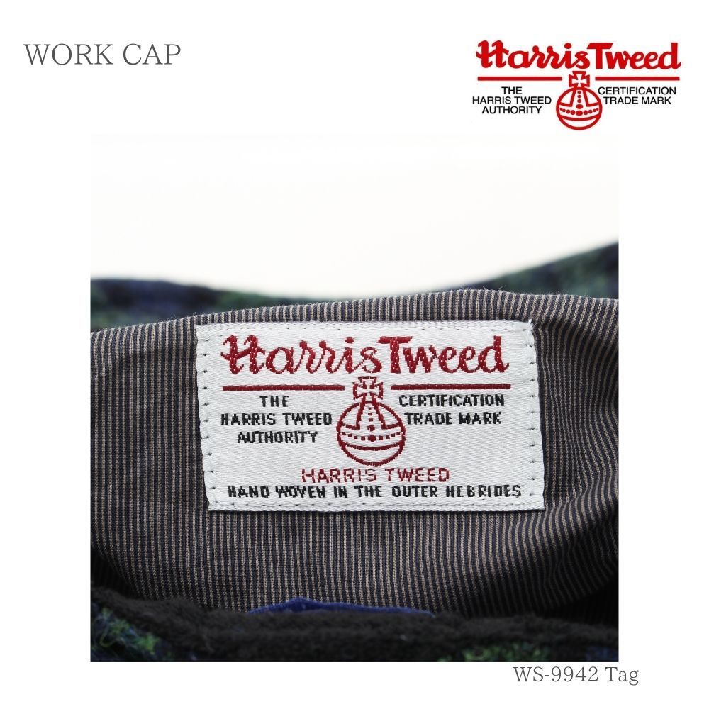 ワークキャップ グリーンチェック