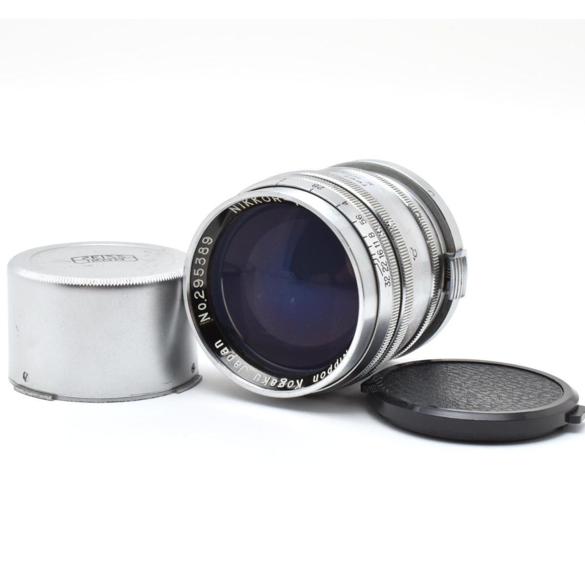 Nikon Nikkor-P.C 8.5cm F2 Sマウント ニコン 85mm 単焦点レンズ 良品