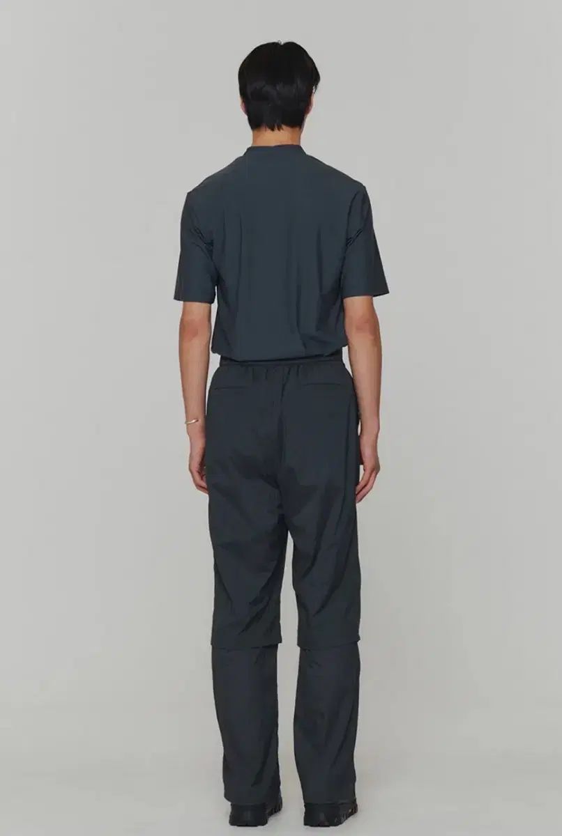 アモーメント SHEER LAYERED PANTS CHARCOAL