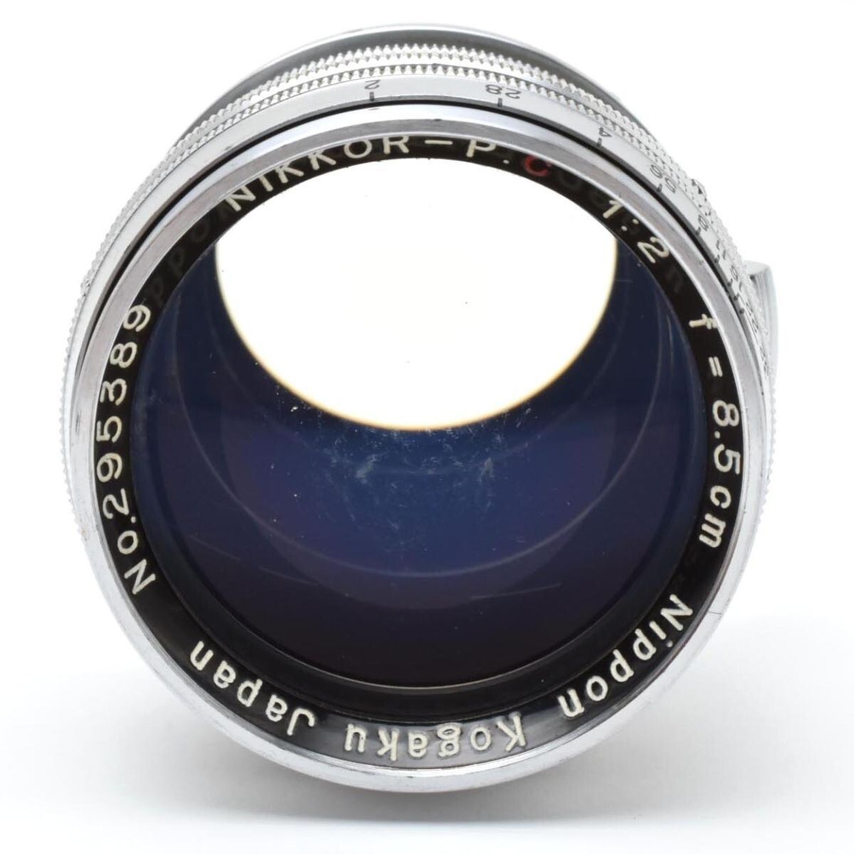 【ジャンク品】Nikon NIKKOR-P.C 8.5cm F2 Sマウント Nikon Nikkor-P.C 8.5cm F2 Sマウント ニコン 85mm 単焦点レンズ 良品