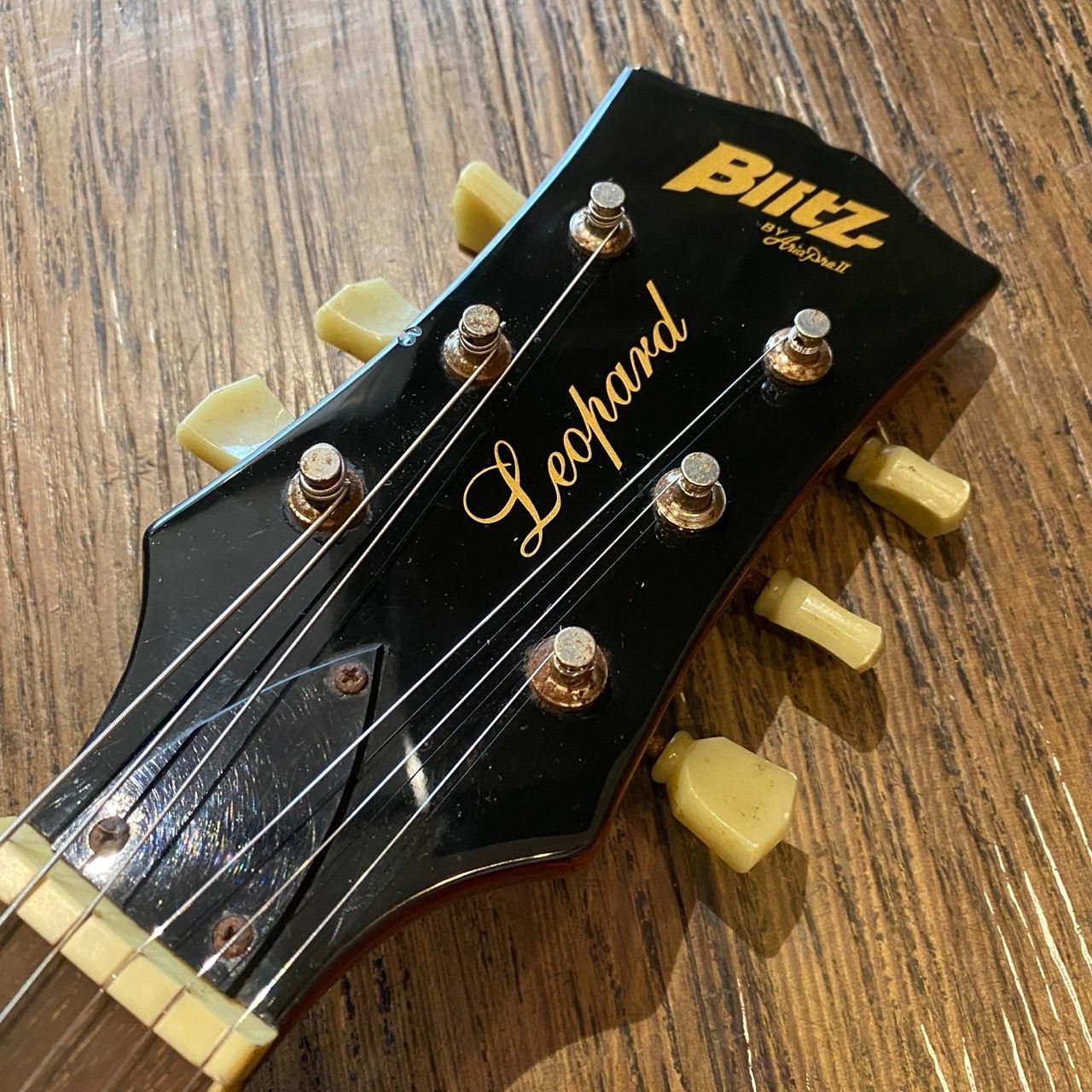 Blitz by Aria Pro II Leopard Les Paul Type Electric Guitar エレキ