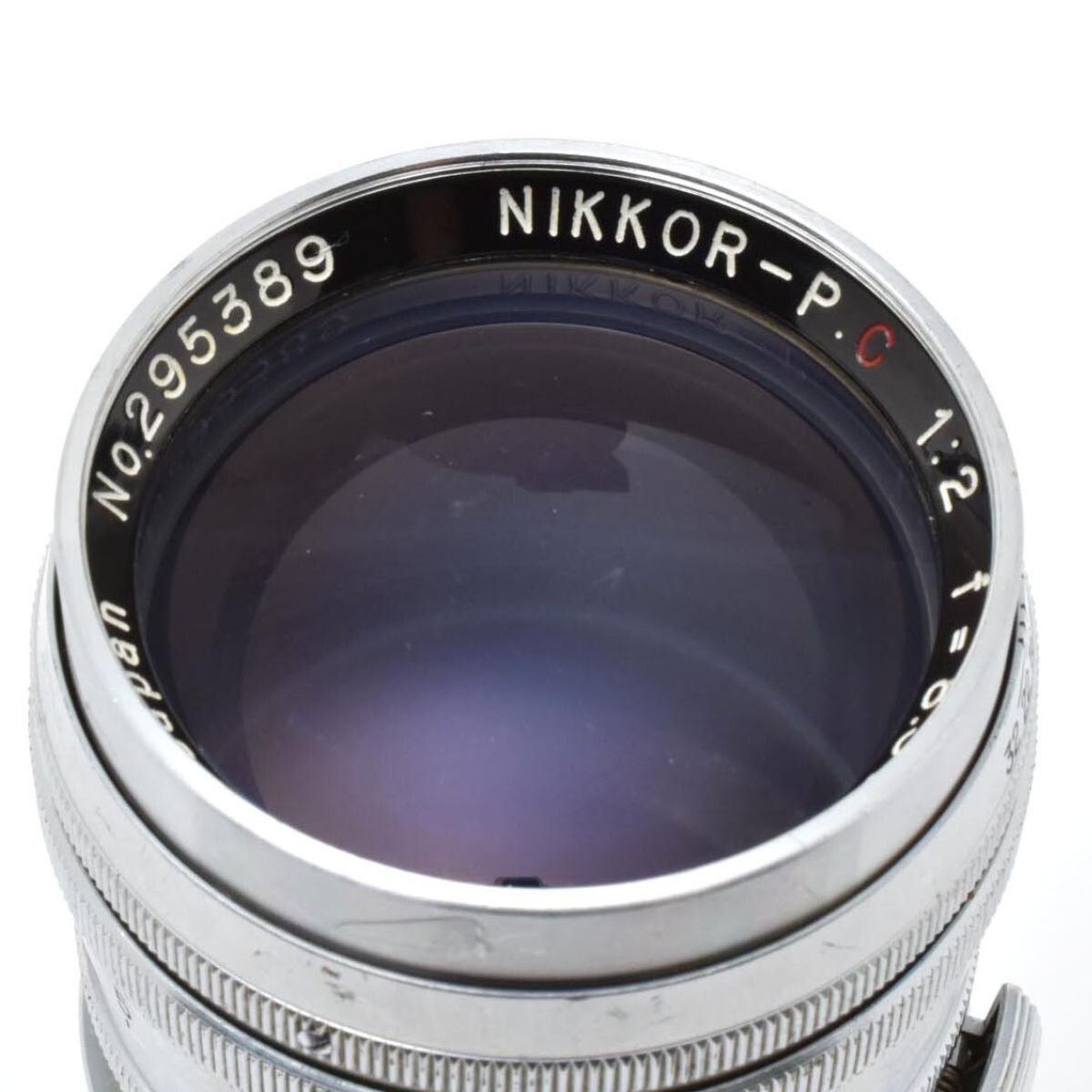 Nikon Nikkor-P.C 8.5cm F2 Sマウント ニコン 85mm 単焦点レンズ 良品