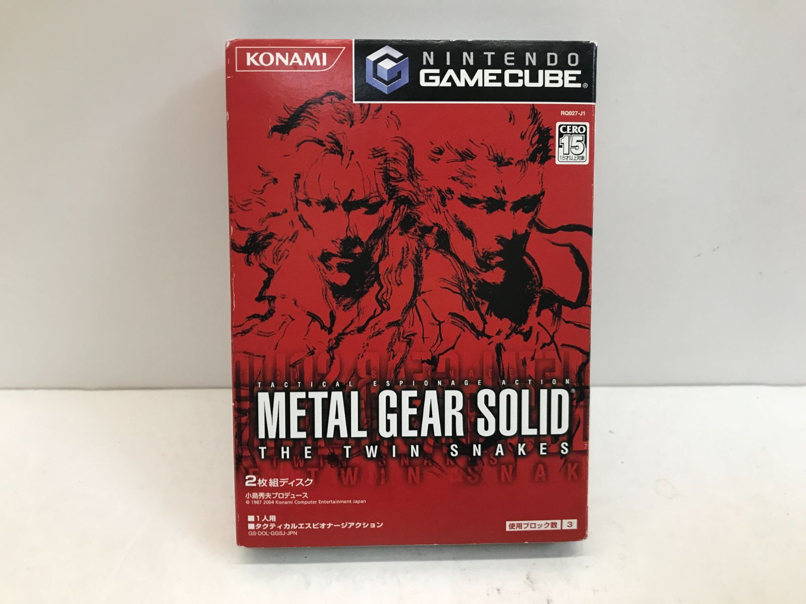 GC】METAL GEAR SOLID THE TWIN SNAKES メタルギアソリッド ザ・ツイン