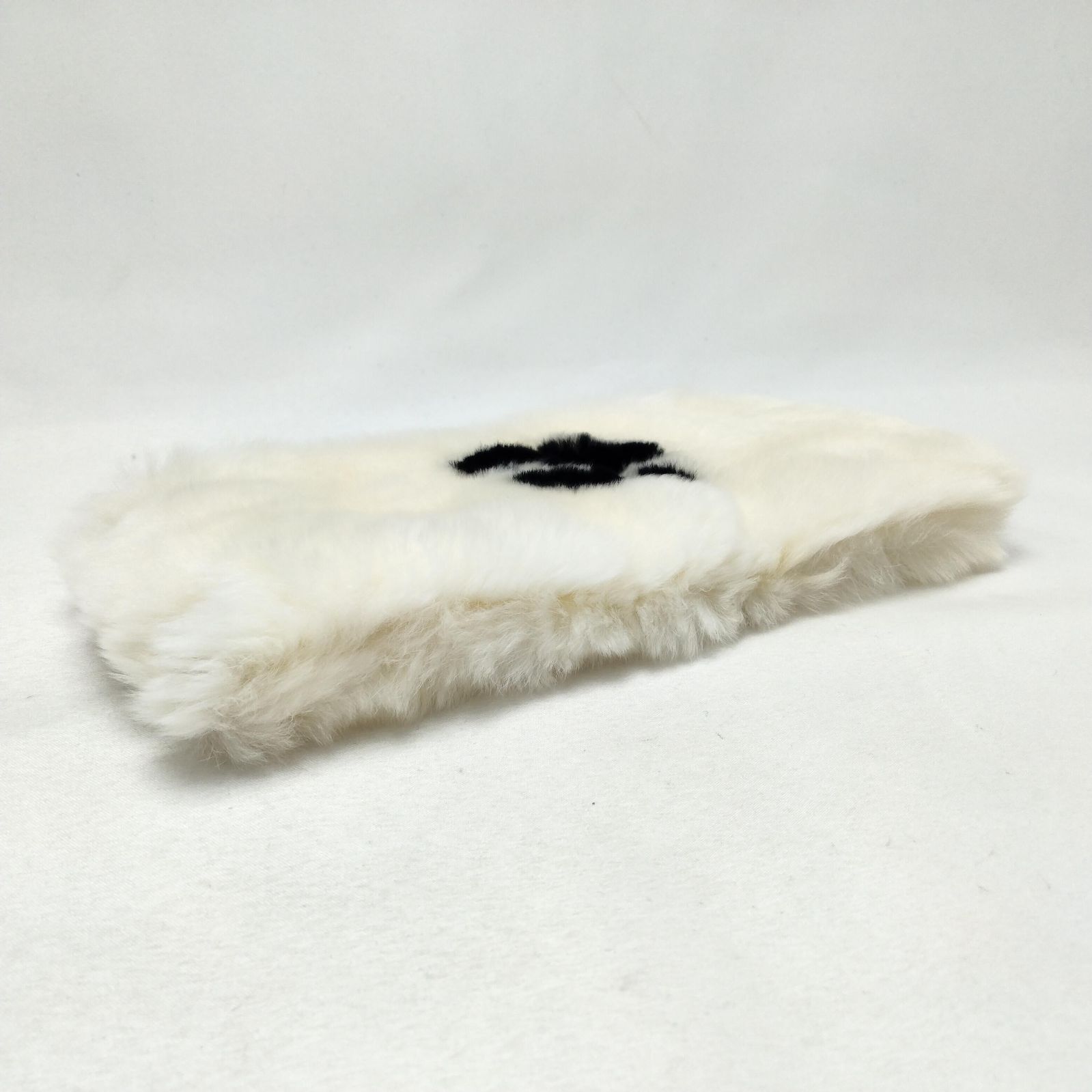  ️CHANEL ️シャネル ココマーク リストバンド ラビットファー ホワイト バングル リストバンド アクセサリー