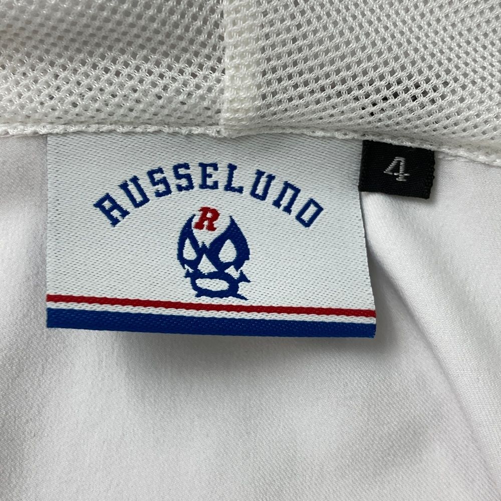 サイズ：4 RUSSELUNO ラッセルノ フード付 ハーフジップブルゾン