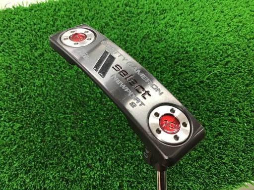 タイトリスト SCOTTY CAMERON select NEWPORT 2 35インチ パター PT スチール フレックスその他 メンズ 男性用 右利き 右用 Bランク ゴルフクラブ
