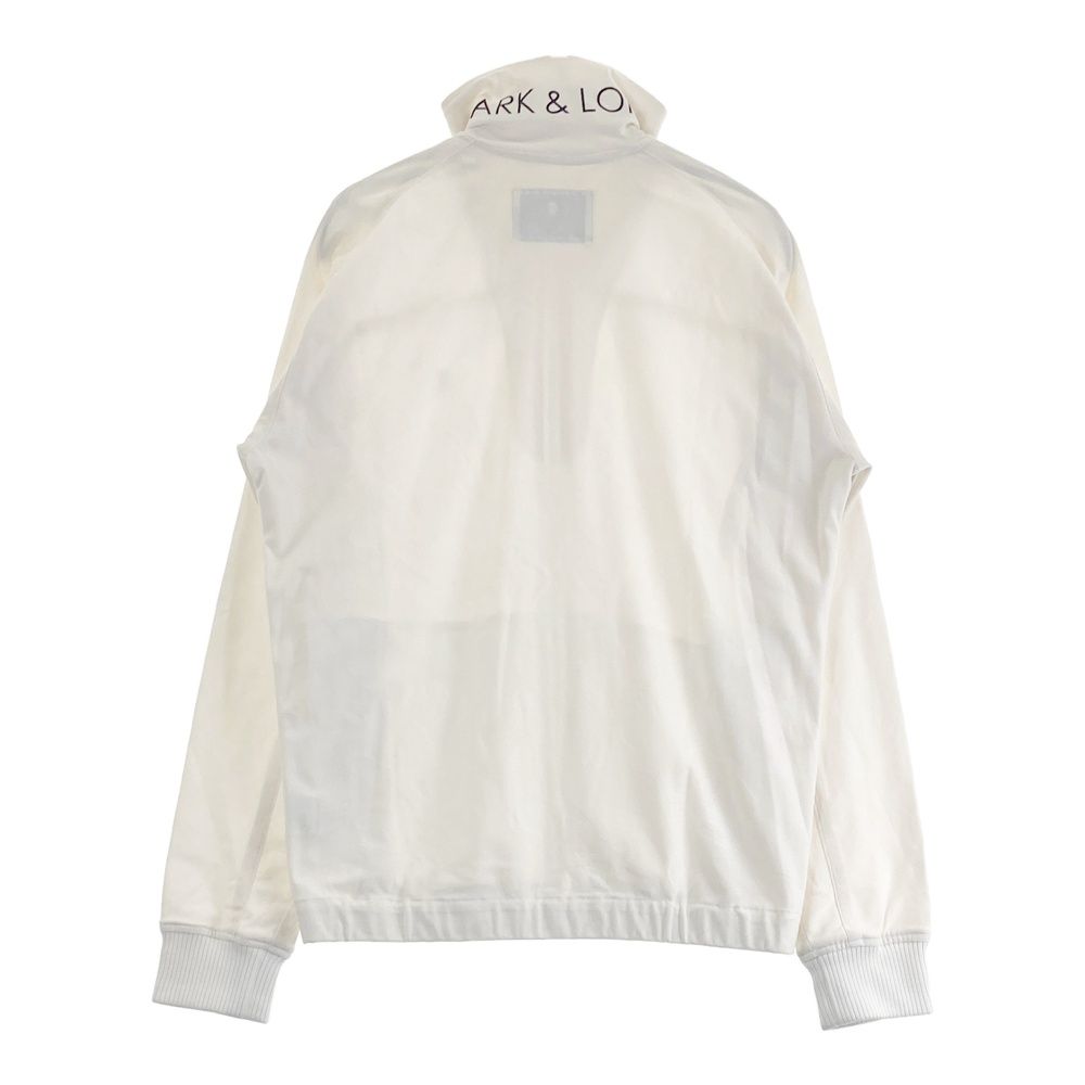 サイズ M MARK LONA マークアンドロナ ジップジャケット 迷彩柄 カモフラ ホワイト系 ゴルフウェア メンズ ストスト