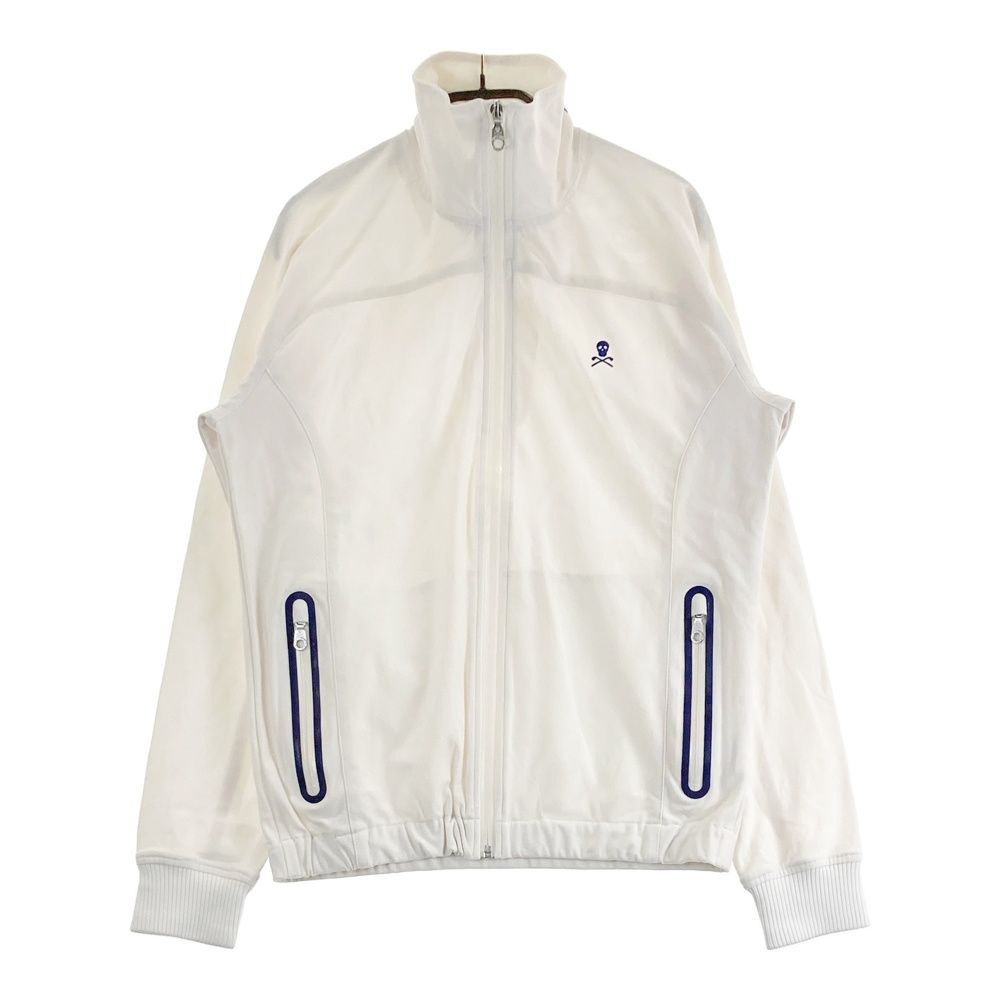 サイズ M MARK-LONA マークアンドロナ ジップジャケット 迷彩柄 カモフラ ホワイト系 240101544340 ゴルフウェア メンズ ストスト